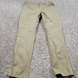 Merrell Pants Mens 36x32 Tan Cotton Stretch Outdoor Carpenter Utility Denim